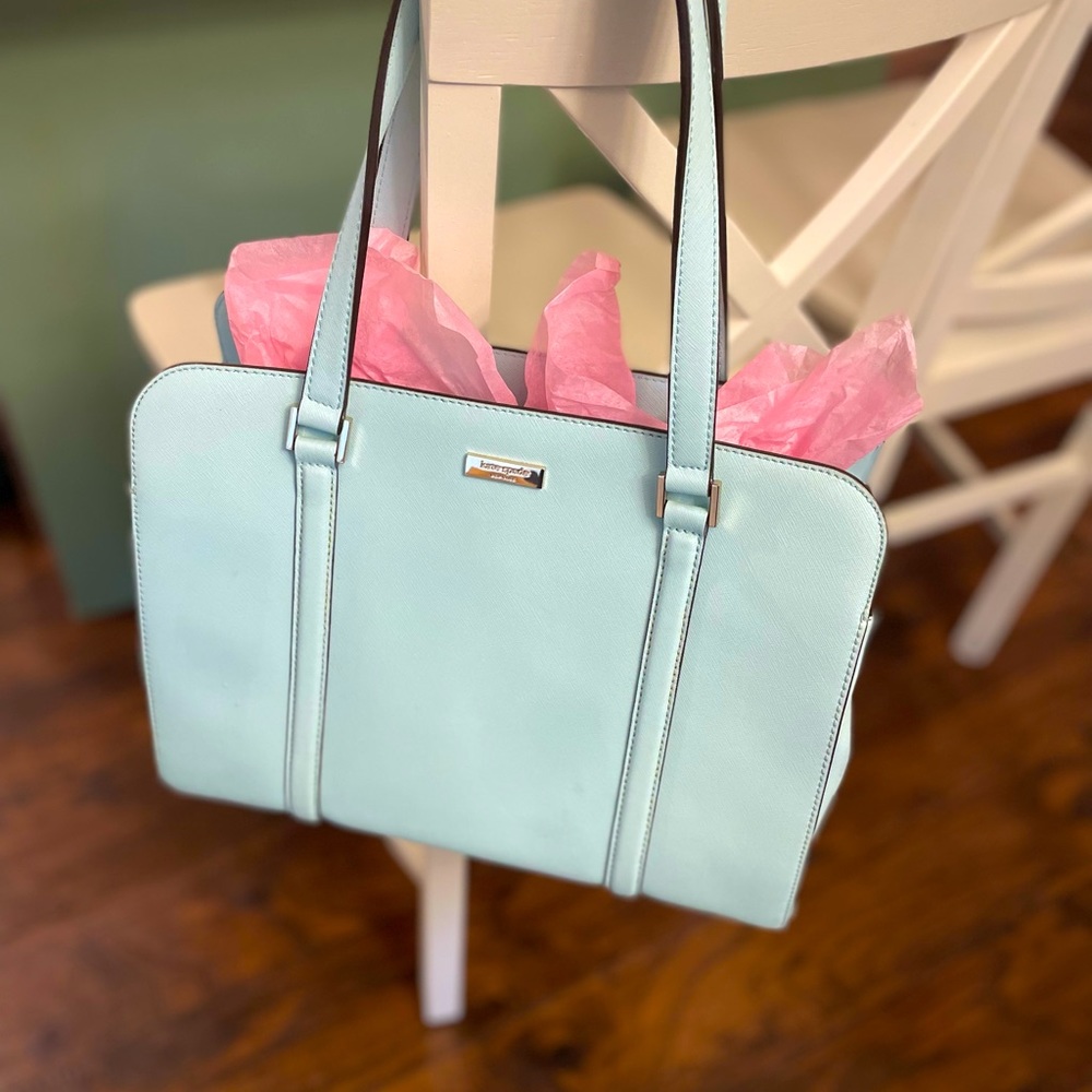 Kate Spade handbag in baby blue, In good condition